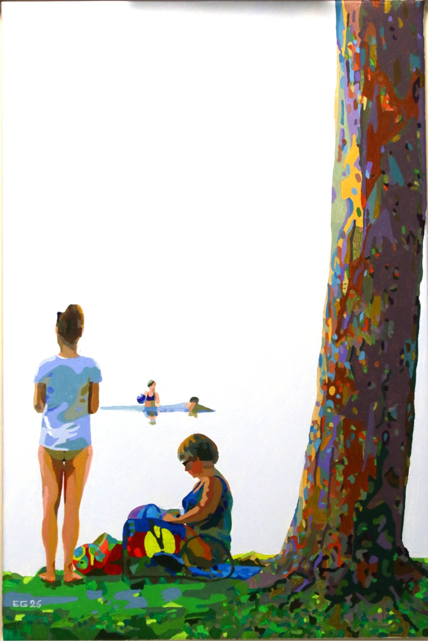 Respiration, acrylique sur toile