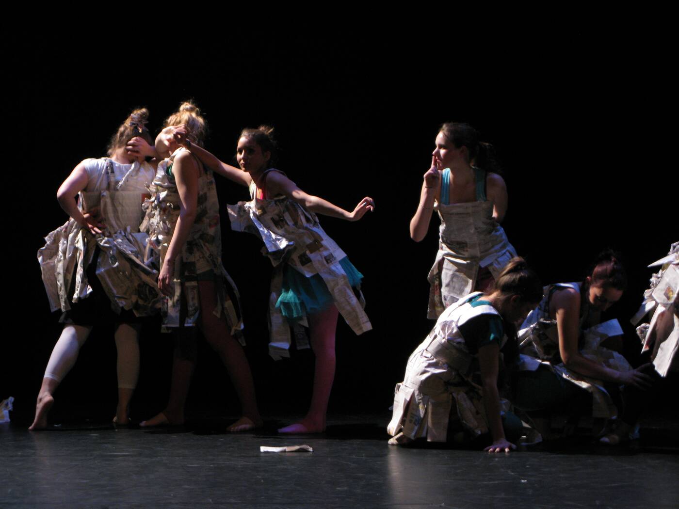 Photographie originale des Six danseuses
